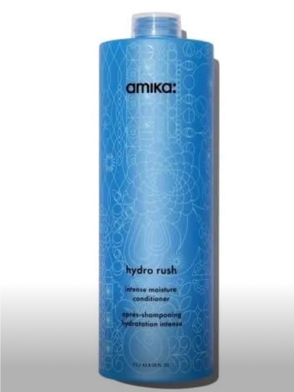 amika Hydro Rush Intense Moisture Conditioner - Blue Bottle 33.8 oz